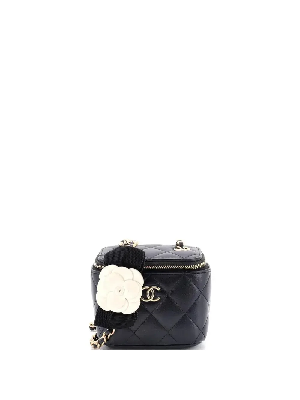 Chanel Camellia Bow Vanity Case With #229776C32B